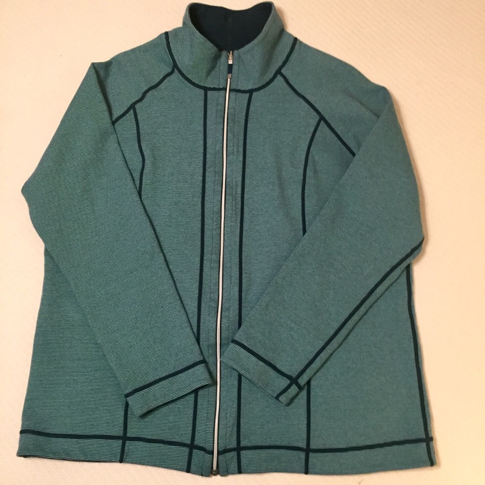 No Tag Reversible Green Jacket - Picture 3 of 6